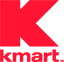 Kmart logo consisting of a large red "K" and the word "mart" under it in red text.
