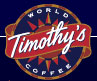 Timothy's World Coffee logo.